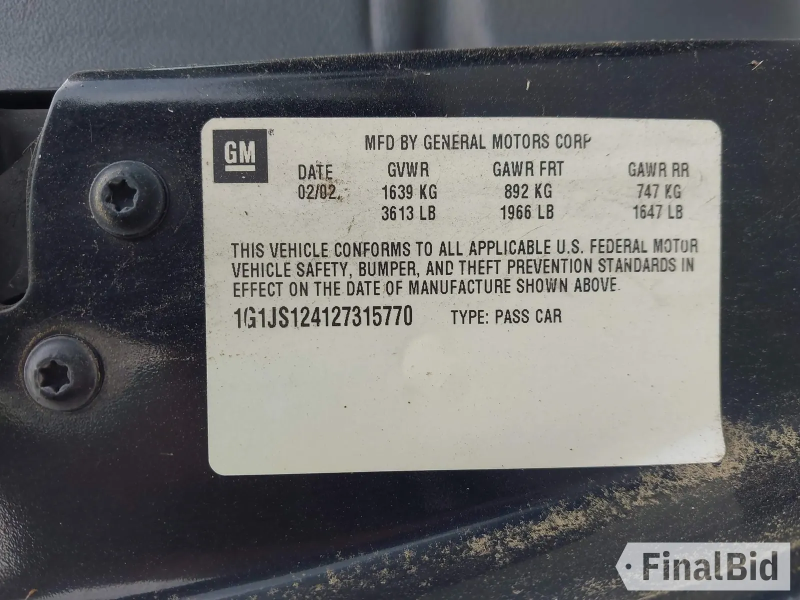 2002 Chevrolet Cavalier LS