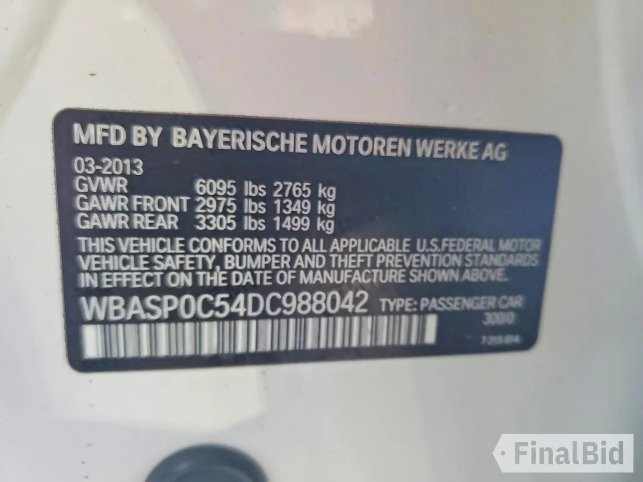 2013 BMW 5 Series 550i Gran Turismo xDrive