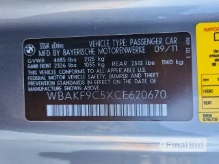 2012 BMW 3 Series 335i xDrive