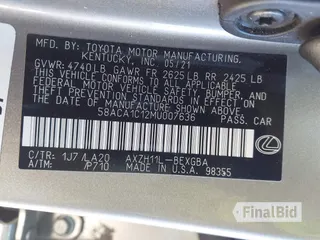 2021 Lexus ES 300h