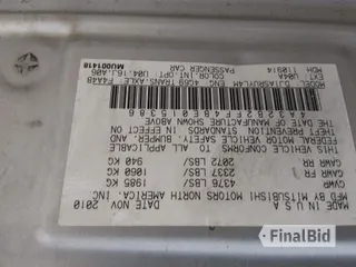 2011 Mitsubishi Galant FE