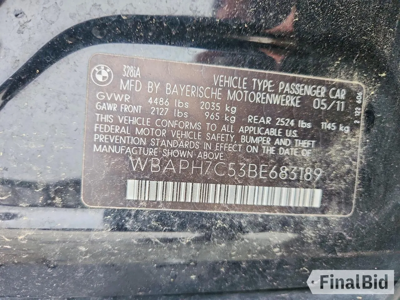 2011 BMW 3 Series 328i