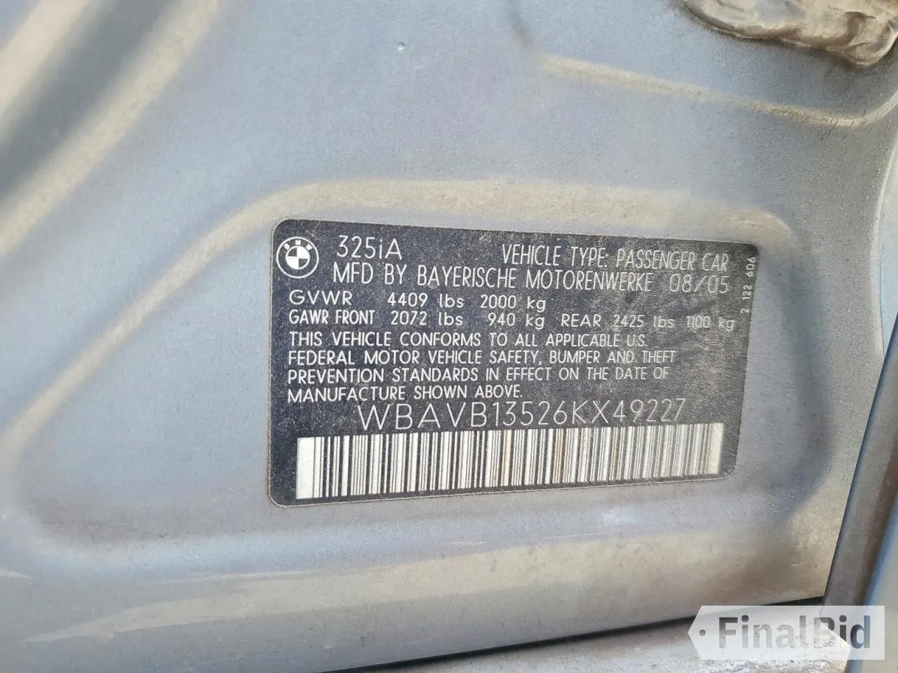 2006 BMW 3 Series 325i