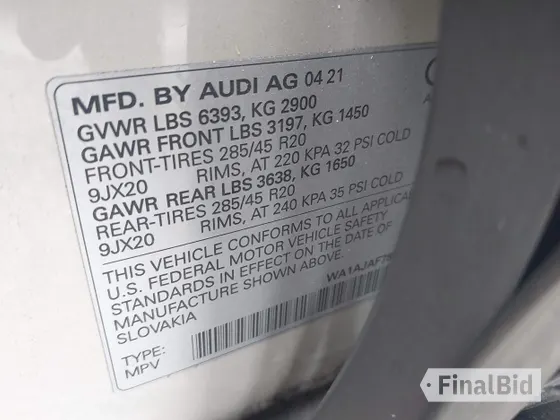 2021 Audi Q7 Premium