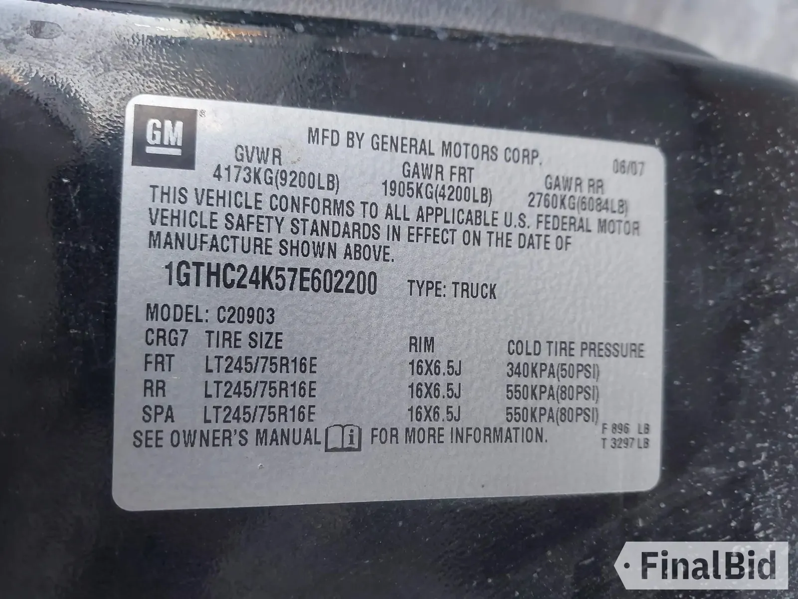 2007 GMC Sierra 2500HD SLE1