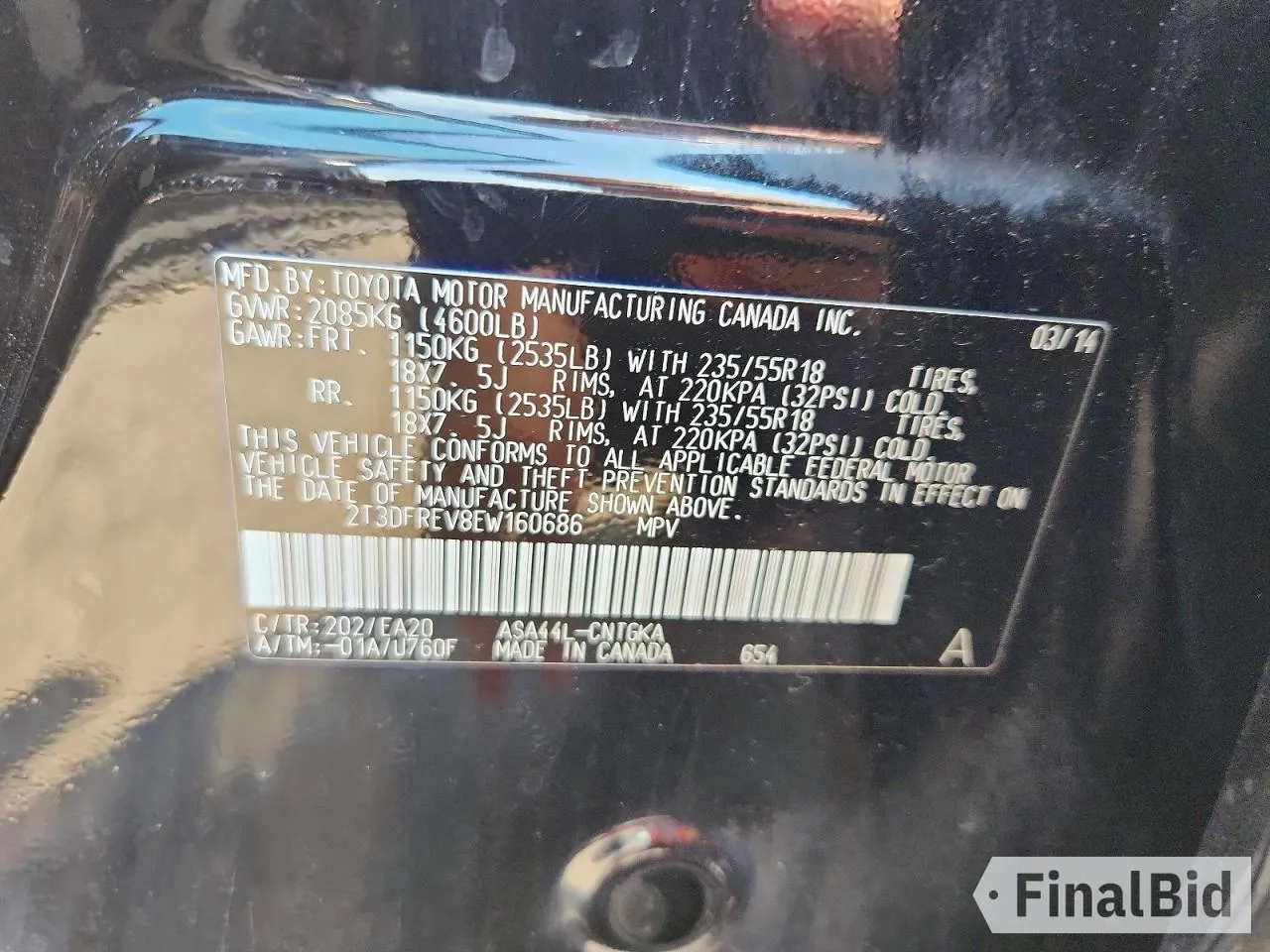 2014 Toyota RAV4 Limited