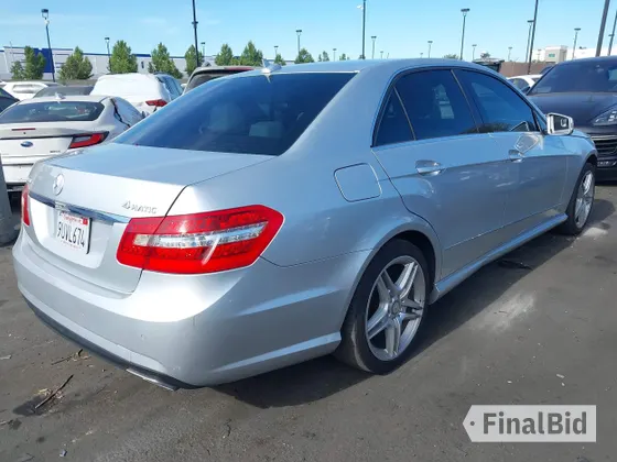 2011 Mercedes-Benz E 550 Sport