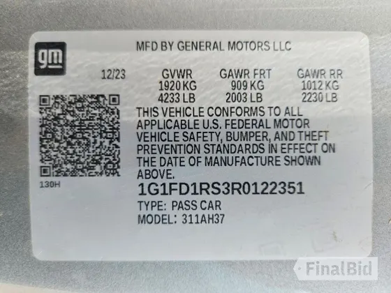 2024 Chevrolet Camaro 2LT