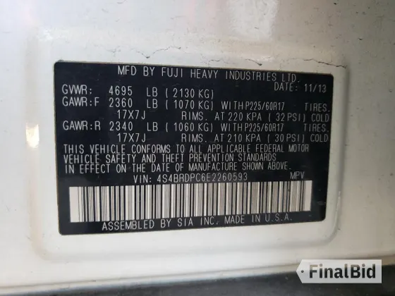 2014 Subaru Outback Limited
