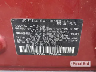 2011 Subaru Forester X Limited