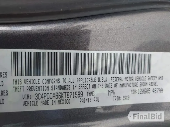 2019 Dodge Journey SE Value
