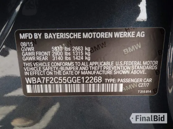 2016 BMW 7 Series 750i xDrive