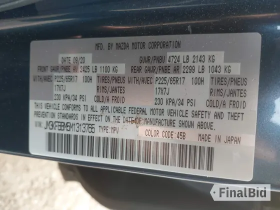 2021 Mazda CX-5 Sport
