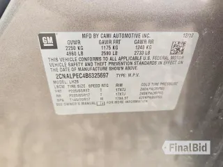 2011 Chevrolet Equinox 2LT