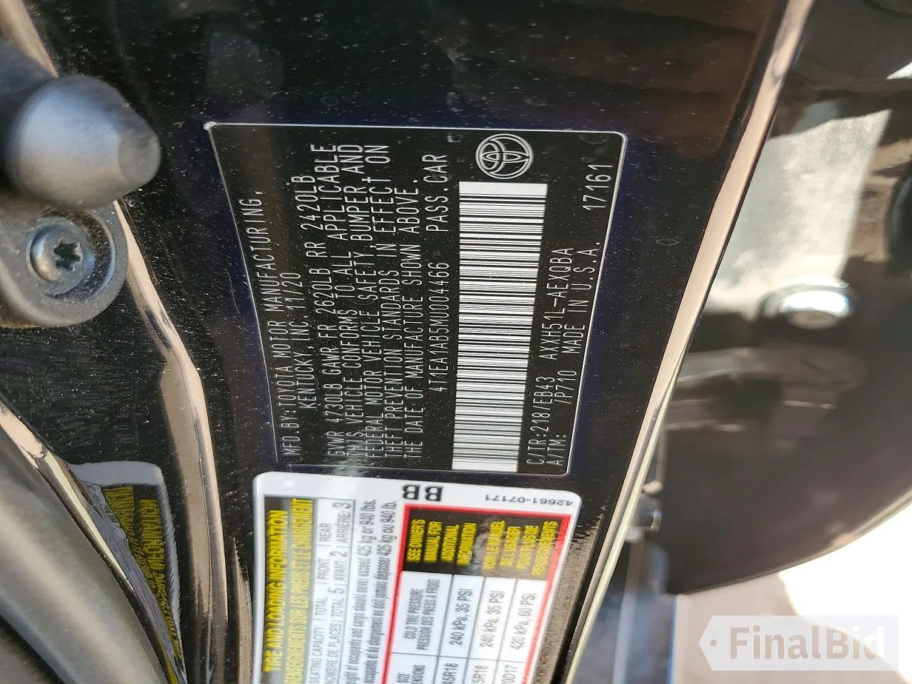 2021 Toyota Avalon Hybrid XSE